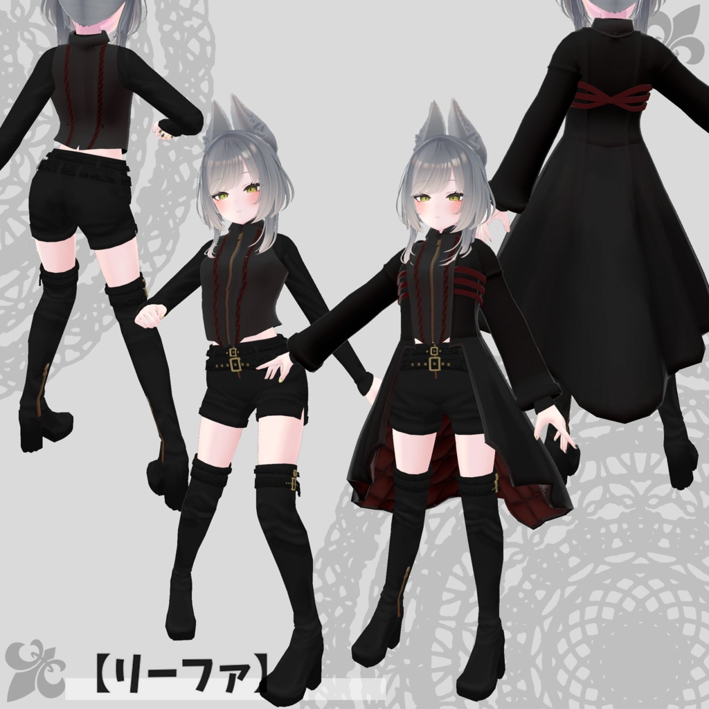 【49アバター対応】Gothic coat