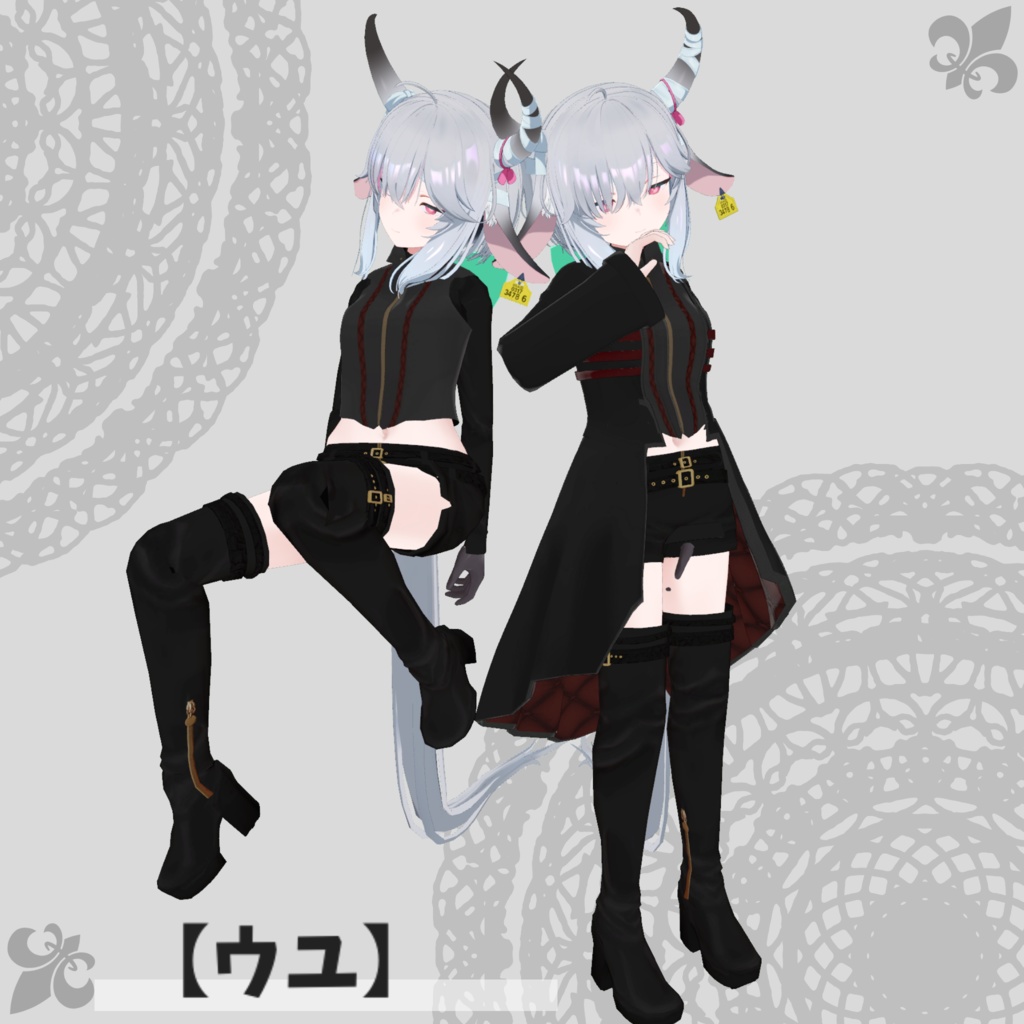 【49アバター対応】Gothic coat