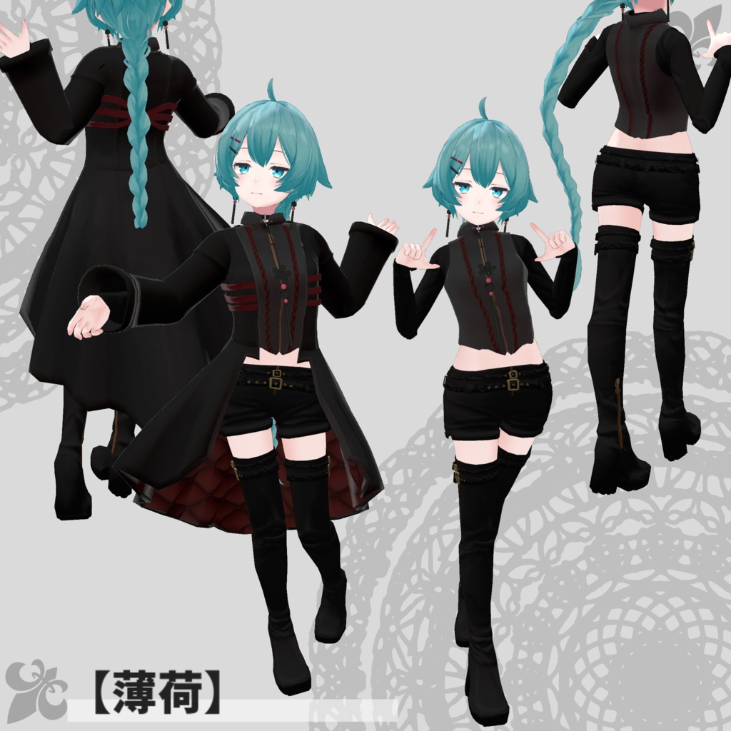 【49アバター対応】Gothic coat