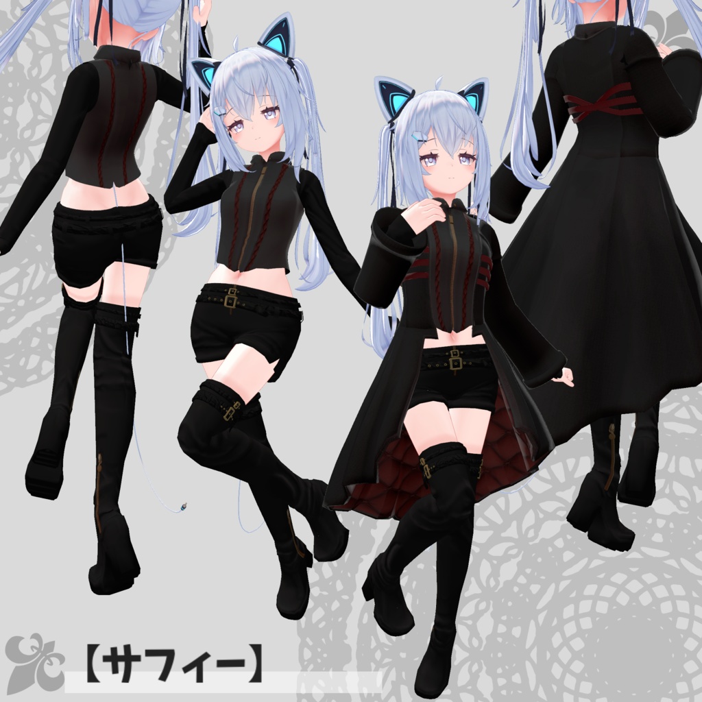 【49アバター対応】Gothic coat