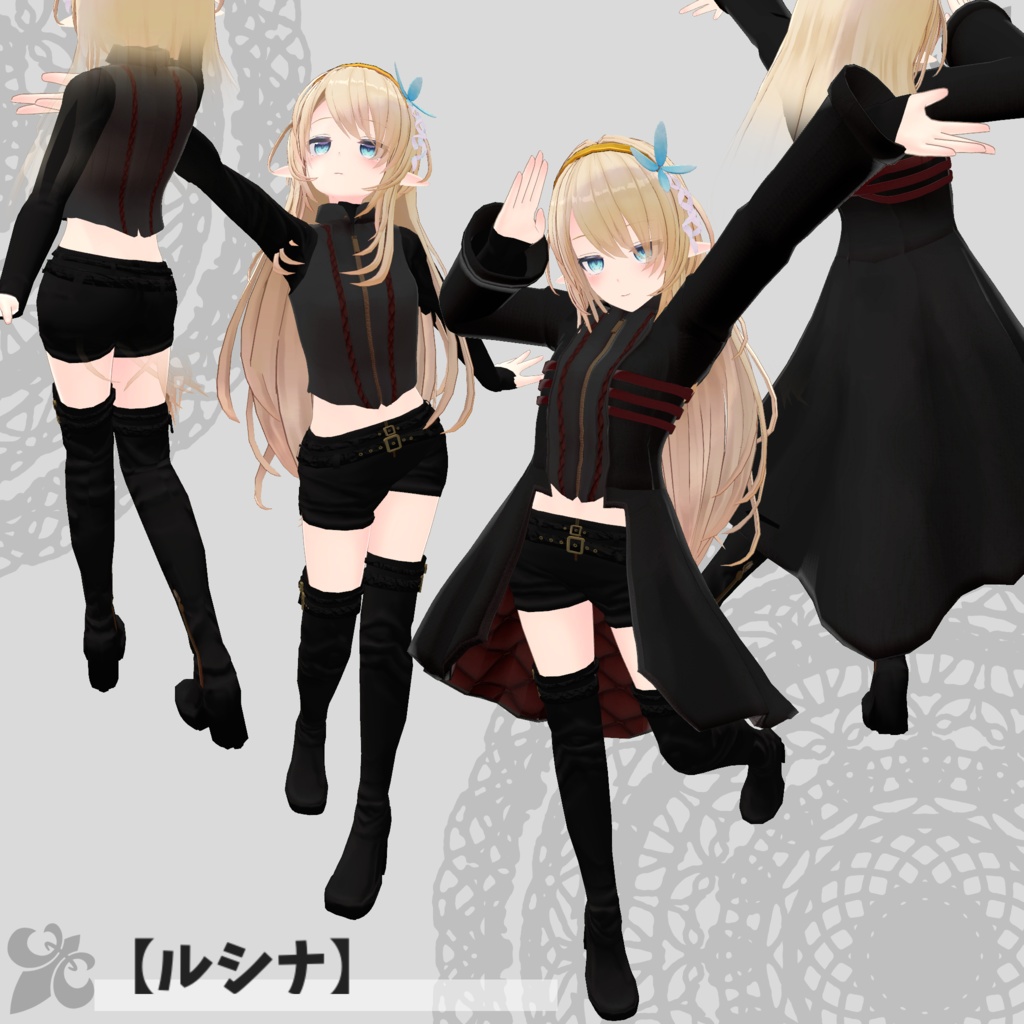 【49アバター対応】Gothic coat