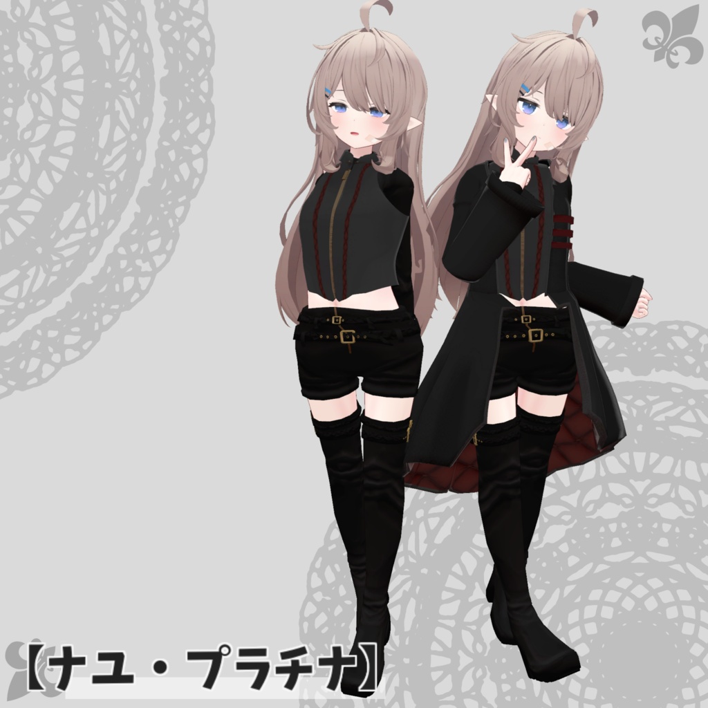 【49アバター対応】Gothic coat