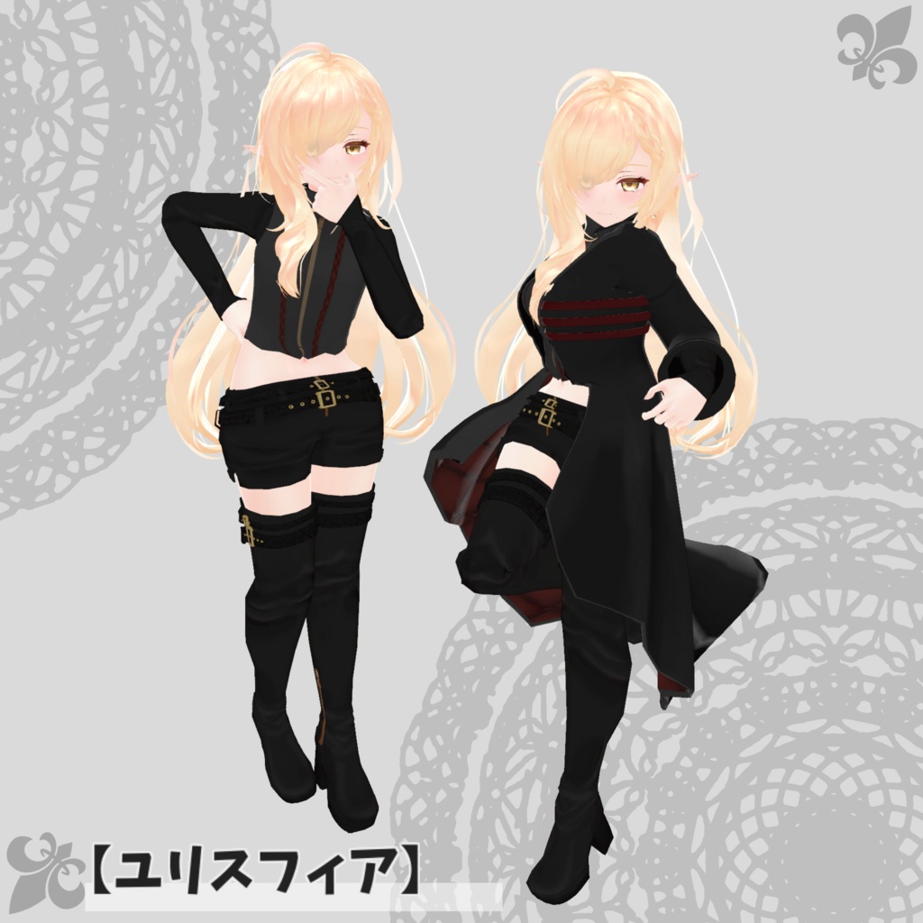【49アバター対応】Gothic coat