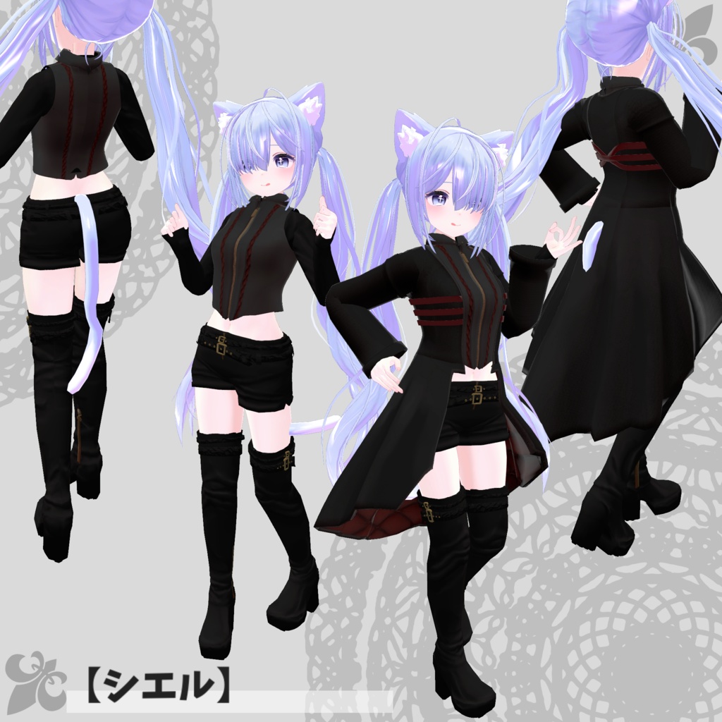 【49アバター対応】Gothic coat