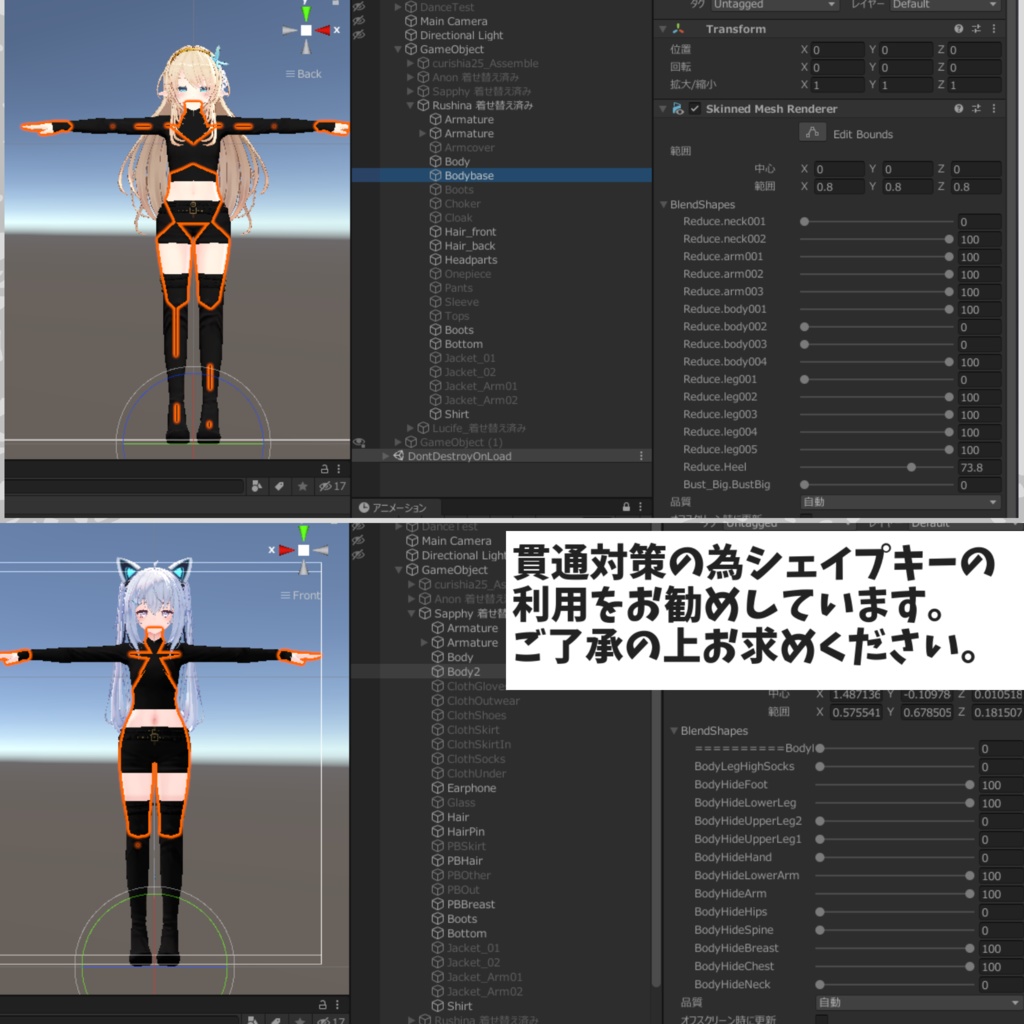 【ルシナ・サフィー】Assassin Suit / Mountain Parka