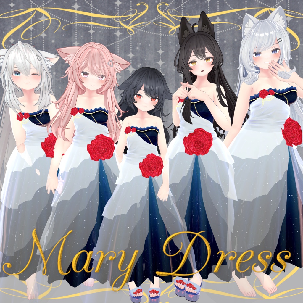 【145アバター対応】Mary Dress