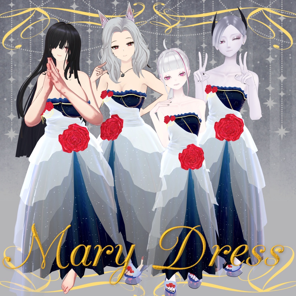 【145アバター対応】Mary Dress