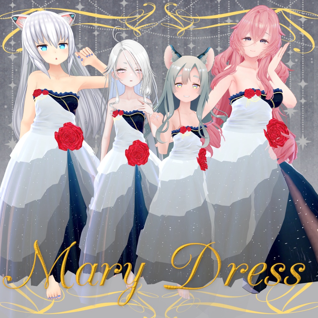 【145アバター対応】Mary Dress