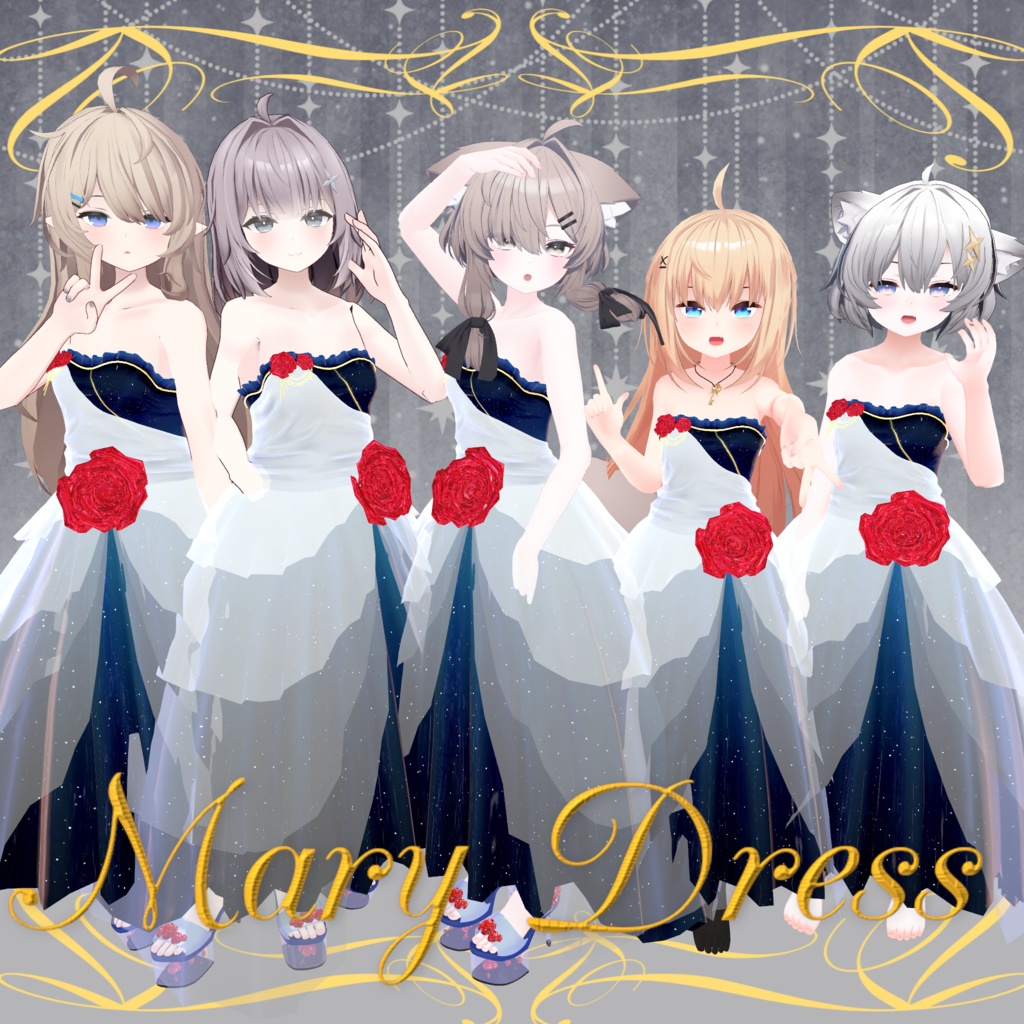 【145アバター対応】Mary Dress