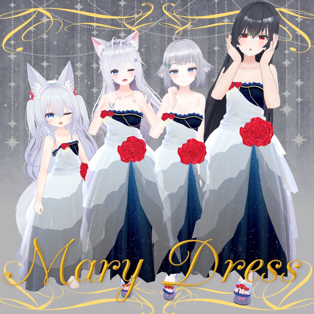 【145アバター対応】Mary Dress