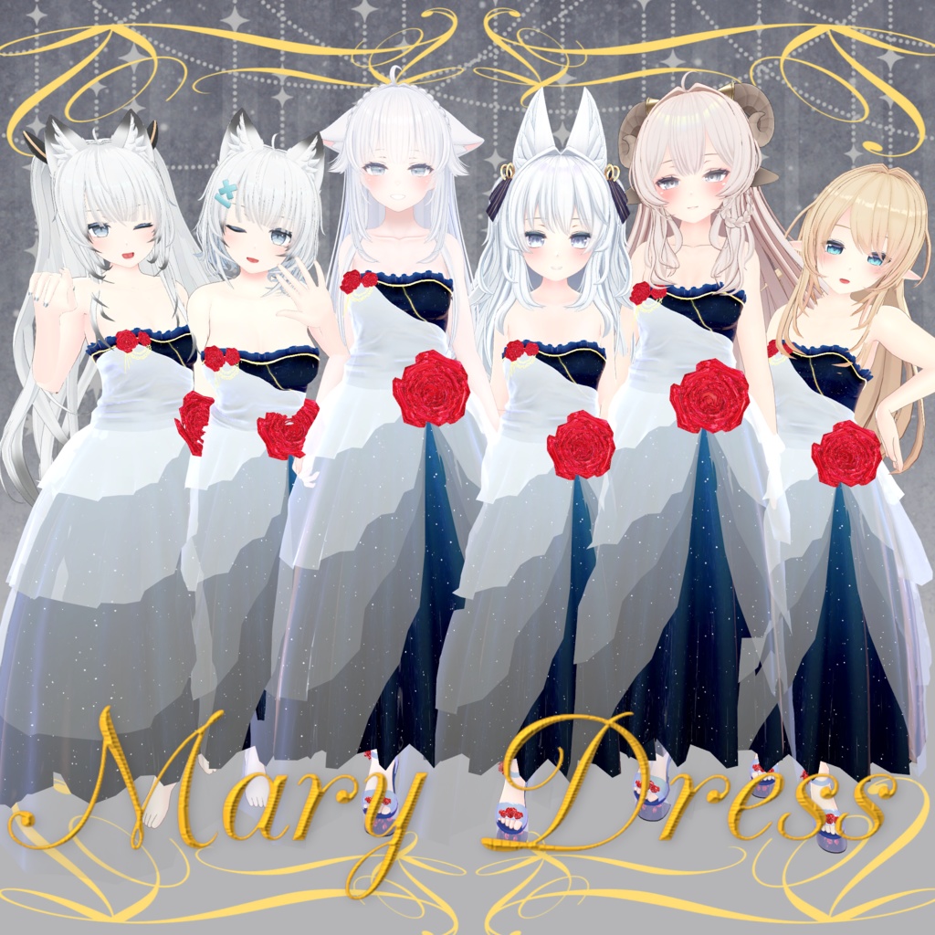 【145アバター対応】Mary Dress