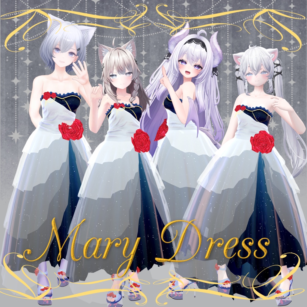 【145アバター対応】Mary Dress