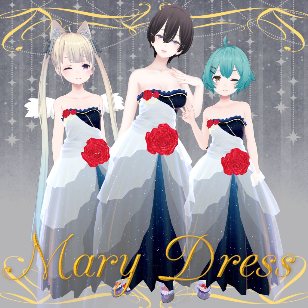 【145アバター対応】Mary Dress