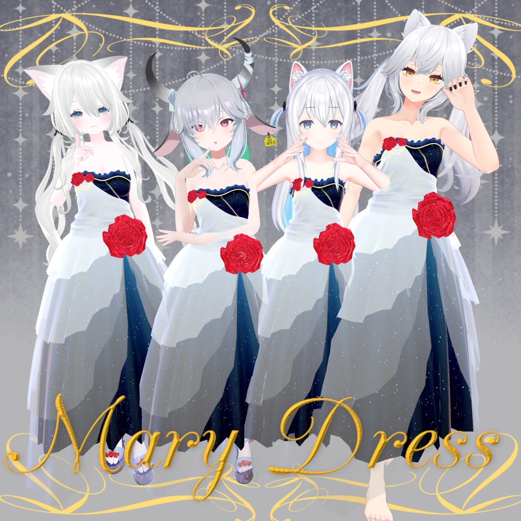 【145アバター対応】Mary Dress