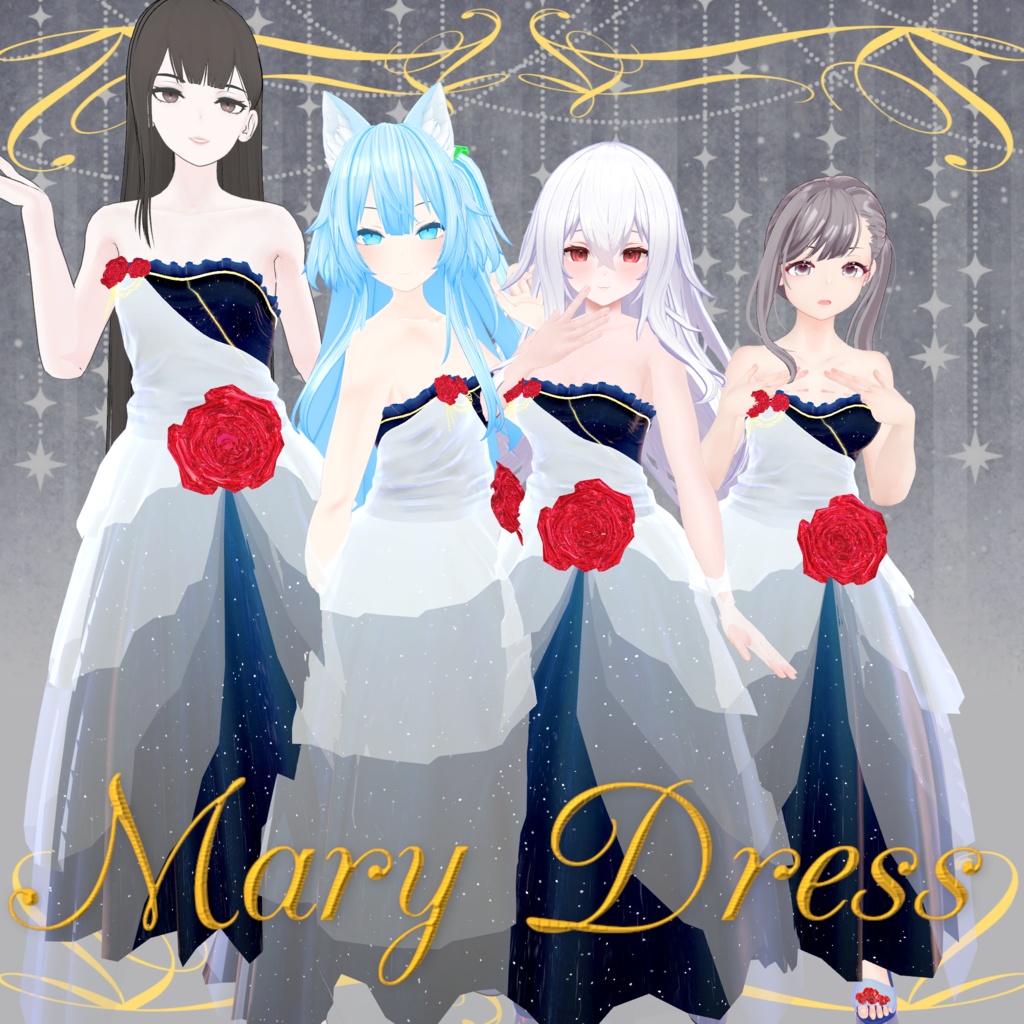 【145アバター対応】Mary Dress