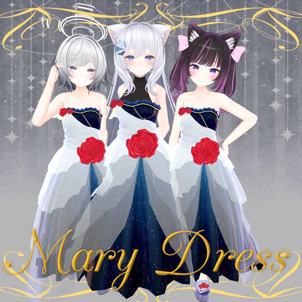 【145アバター対応】Mary Dress