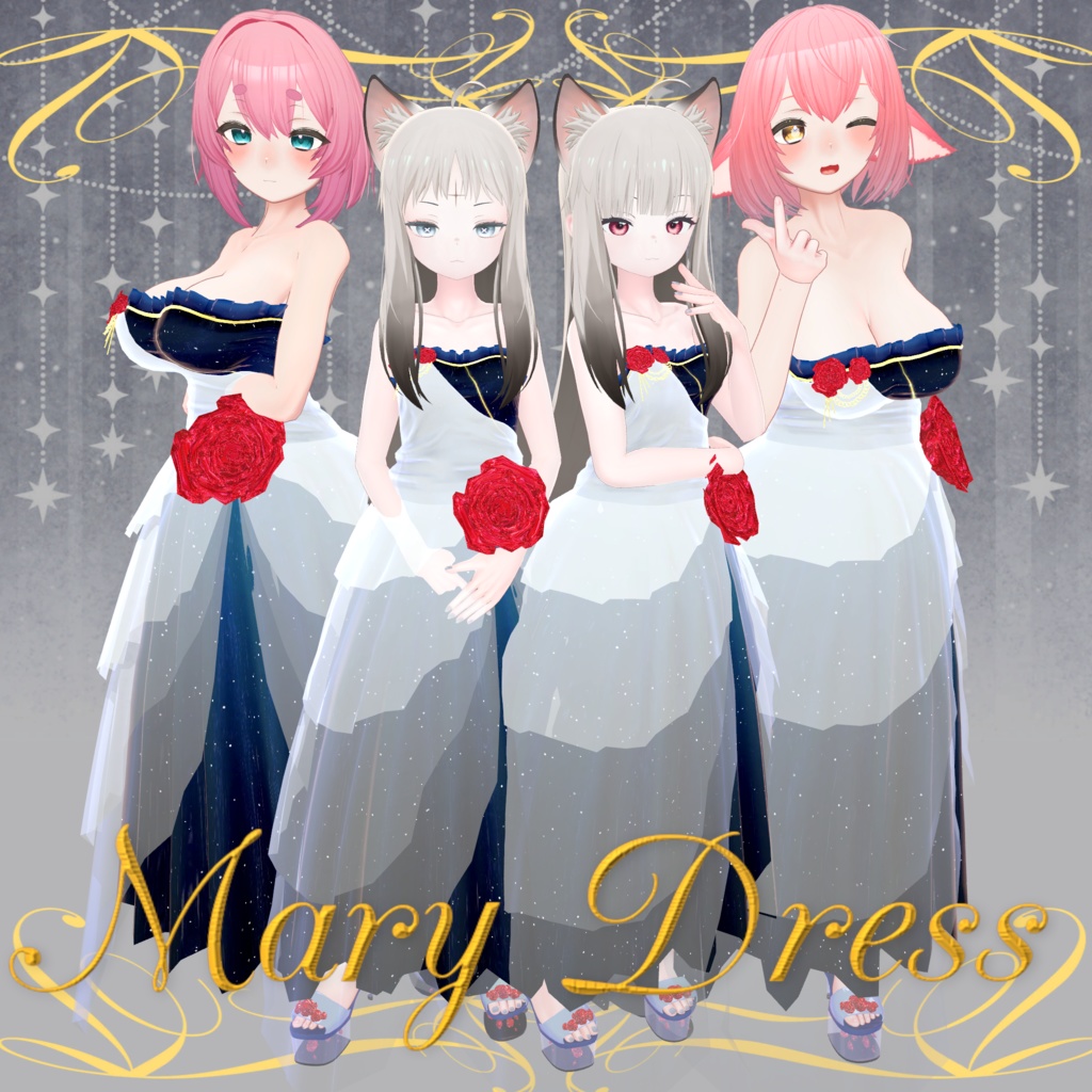 【145アバター対応】Mary Dress