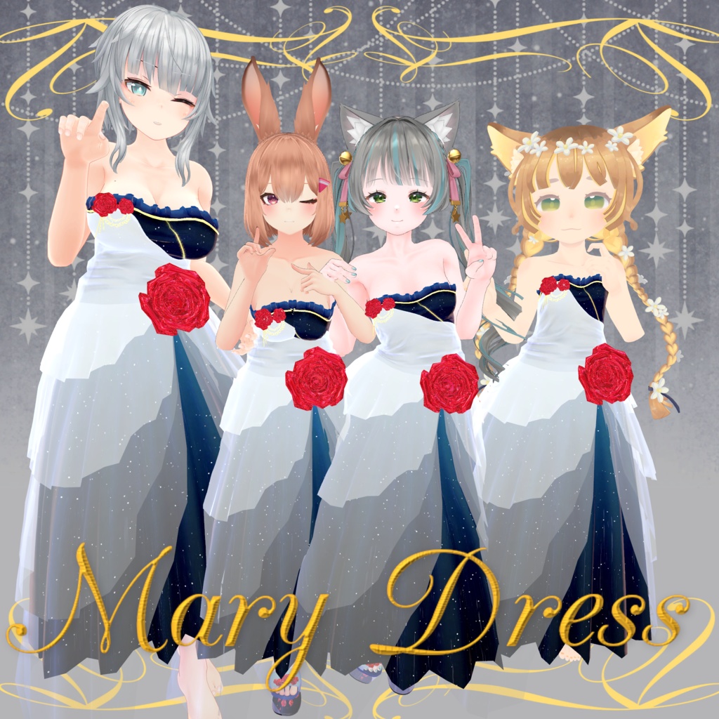 【145アバター対応】Mary Dress