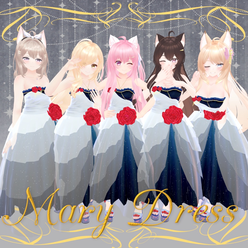 【145アバター対応】Mary Dress