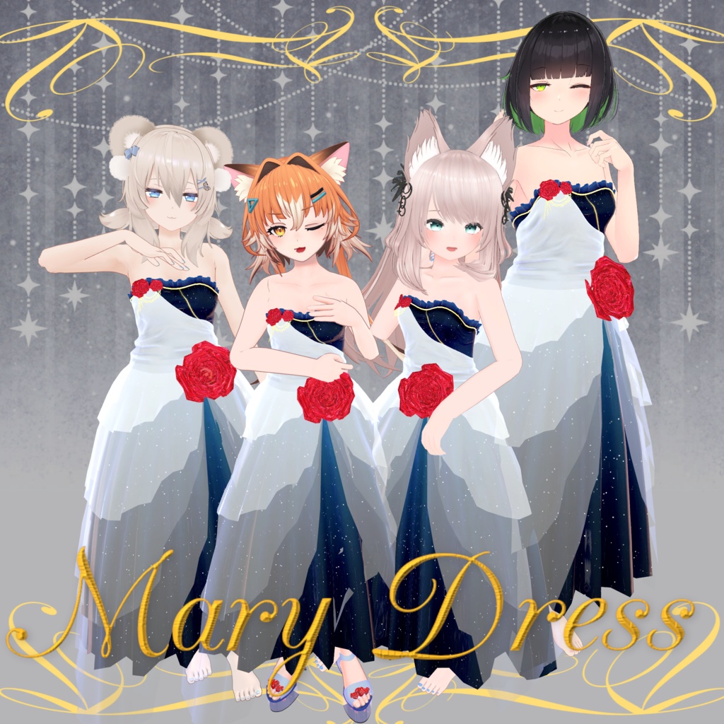 【145アバター対応】Mary Dress
