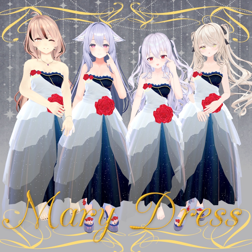 【145アバター対応】Mary Dress