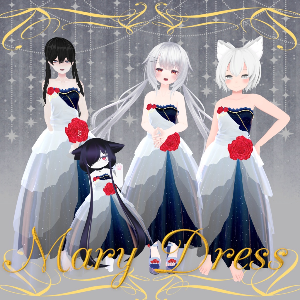 【145アバター対応】Mary Dress