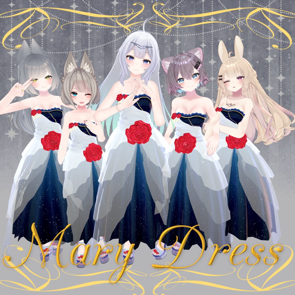【145アバター対応】Mary Dress