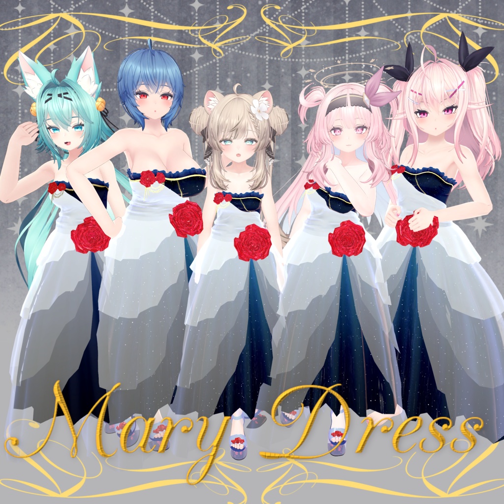 【145アバター対応】Mary Dress