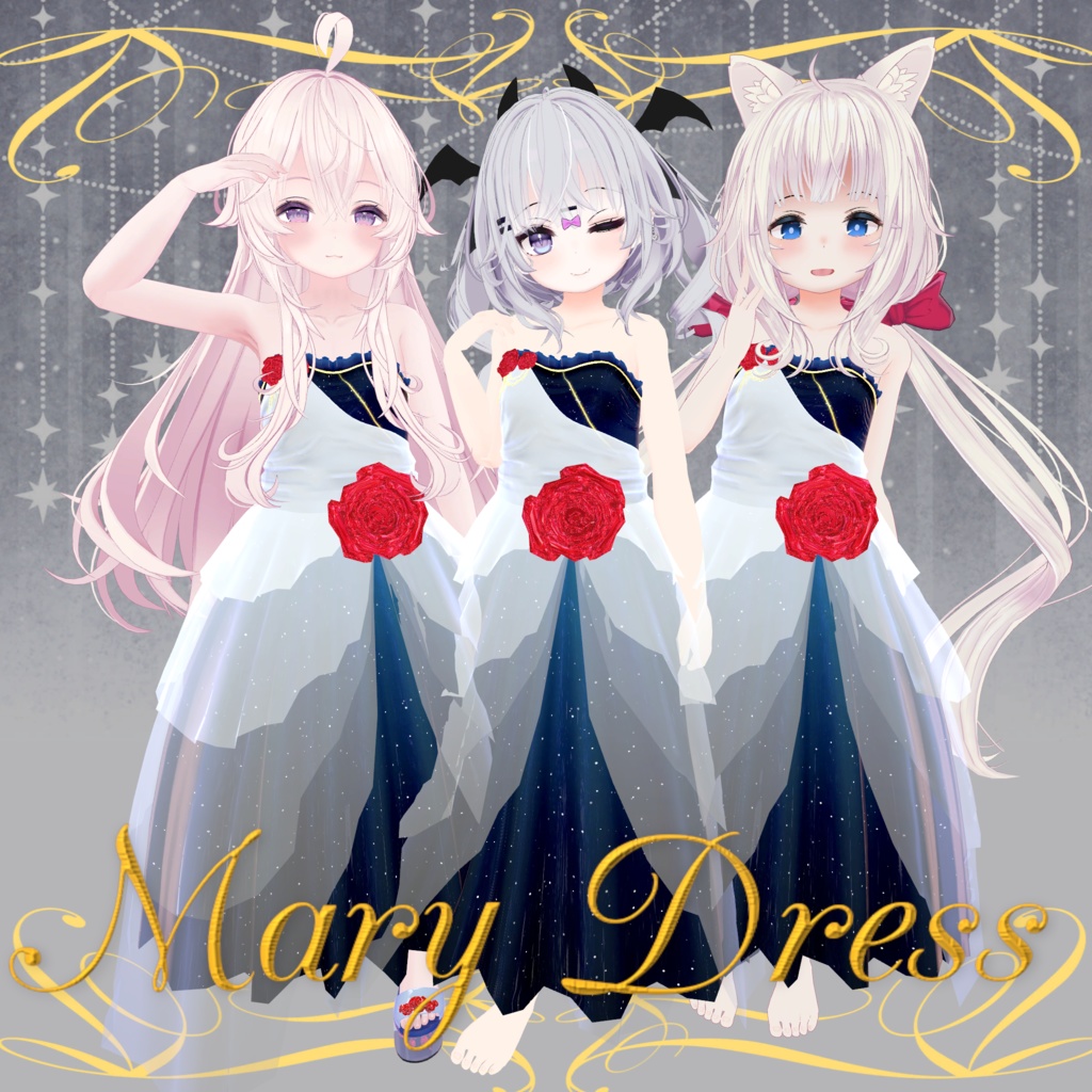 【145アバター対応】Mary Dress
