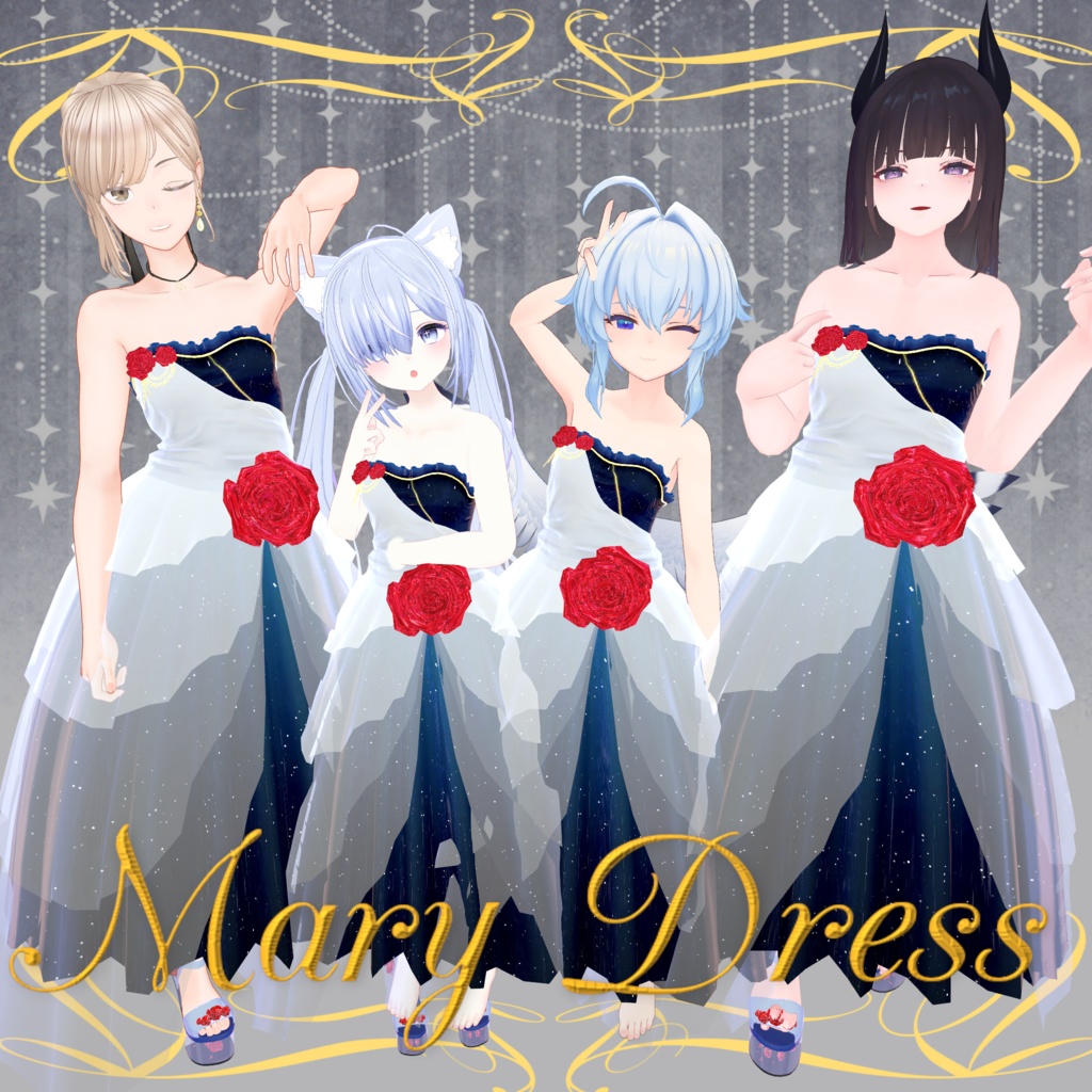 【145アバター対応】Mary Dress