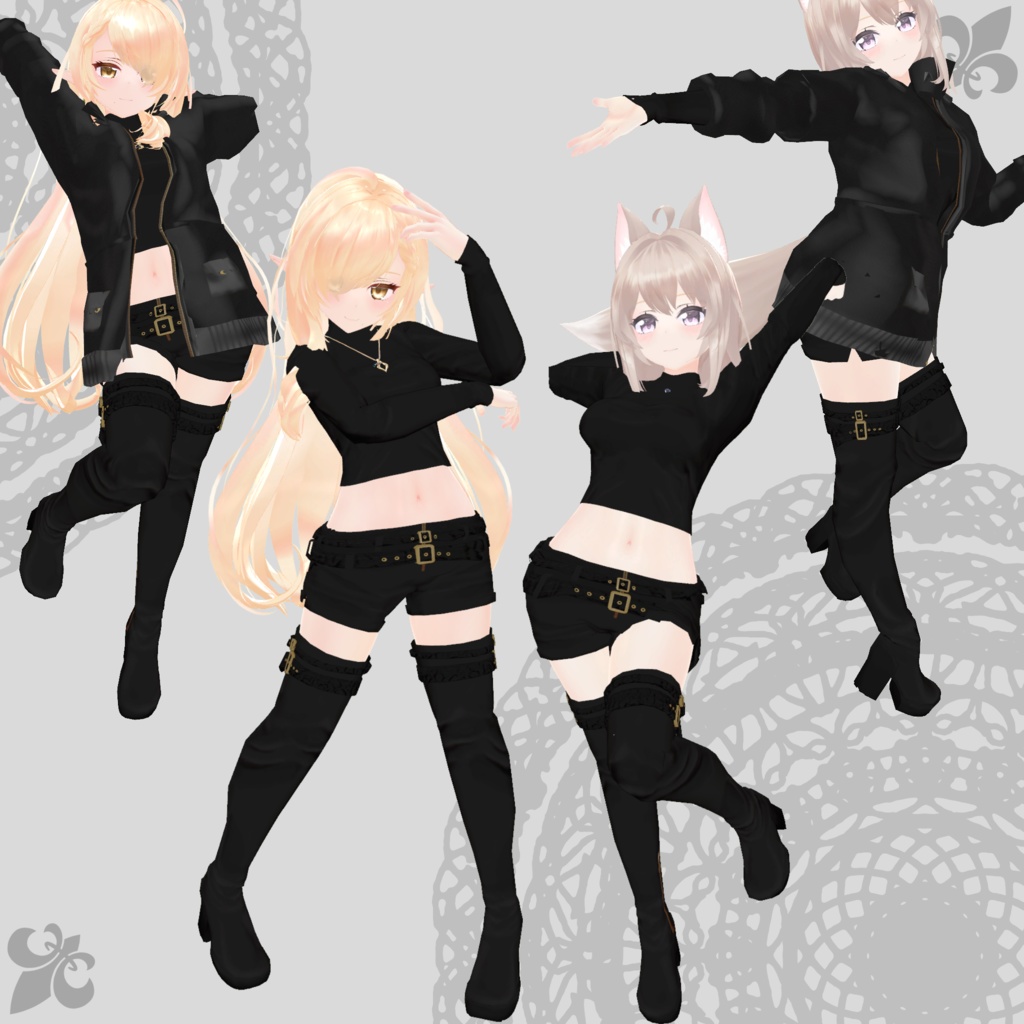 【ユリスフィア・キュリシア衣装対応】Assassin Suit / Mountain Parka