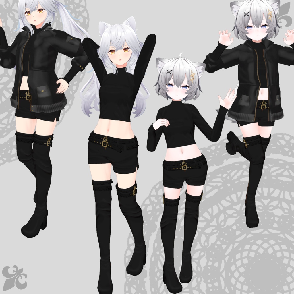 【大神リュカ・アッシュ対応衣装】Assassin Suit / Mountain Parka