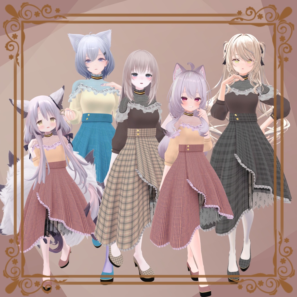 【130アバター対応】Brunch coordination【さくら屋雑貨店コラボ】