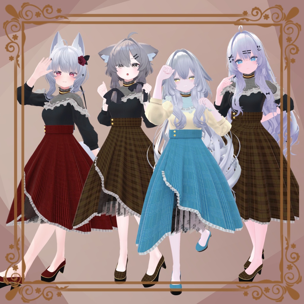 【130アバター対応】Brunch coordination【さくら屋雑貨店コラボ】