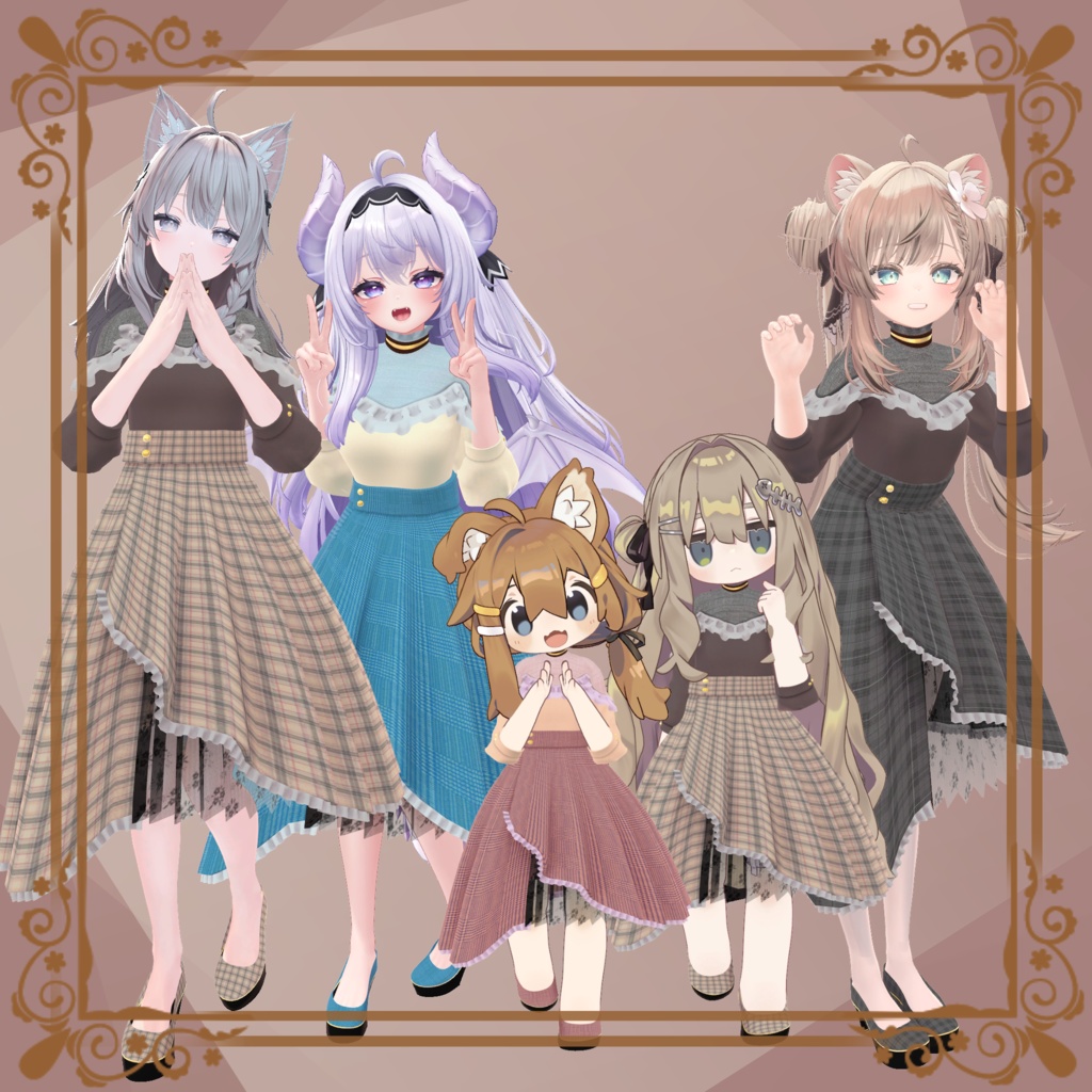 【130アバター対応】Brunch coordination【さくら屋雑貨店コラボ】