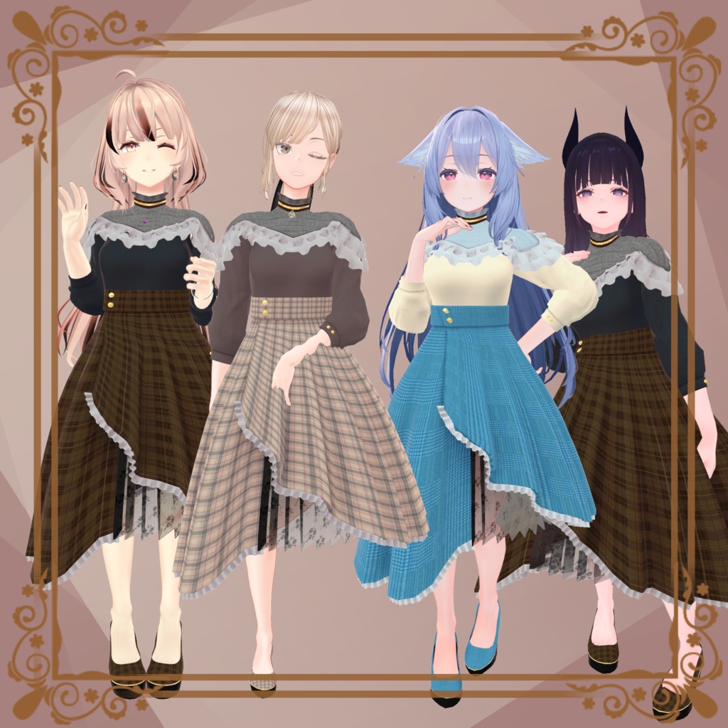 【130アバター対応】Brunch coordination【さくら屋雑貨店コラボ】