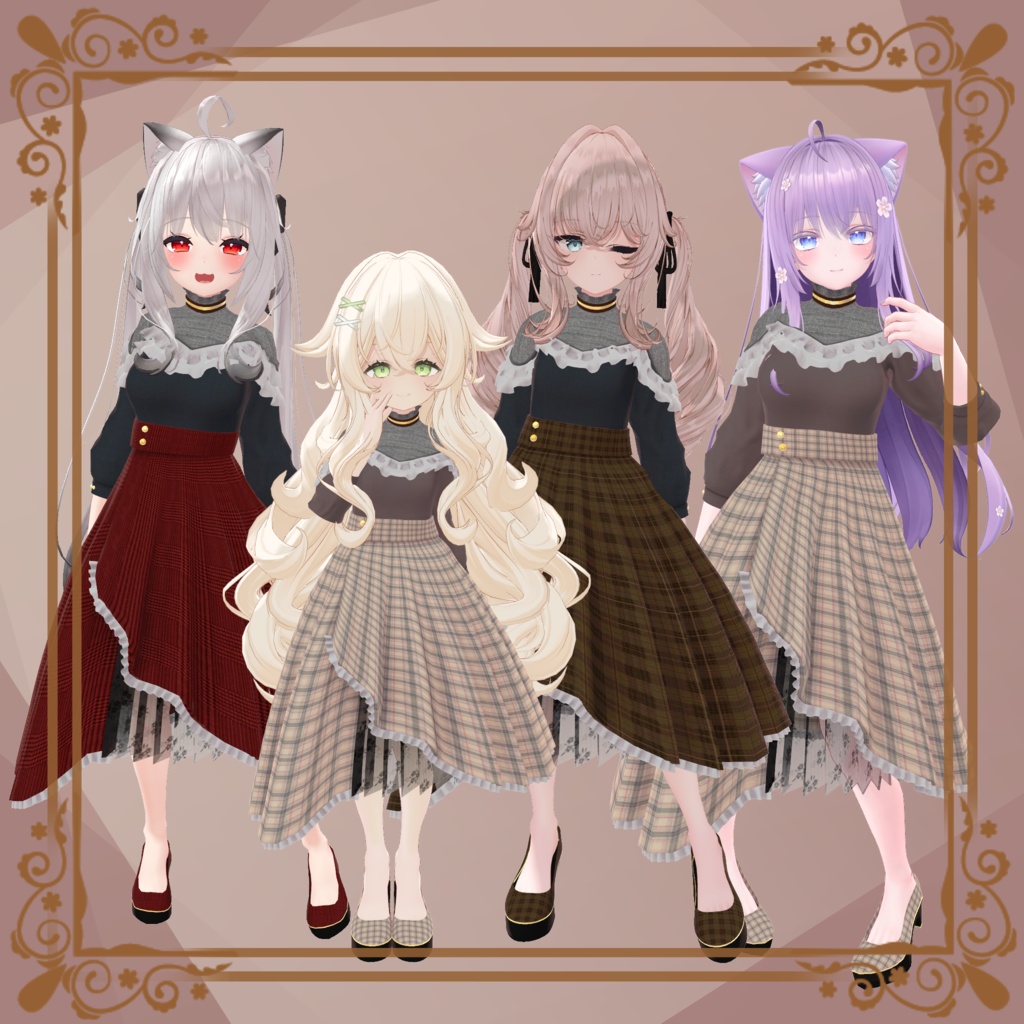 【130アバター対応】Brunch coordination【さくら屋雑貨店コラボ】