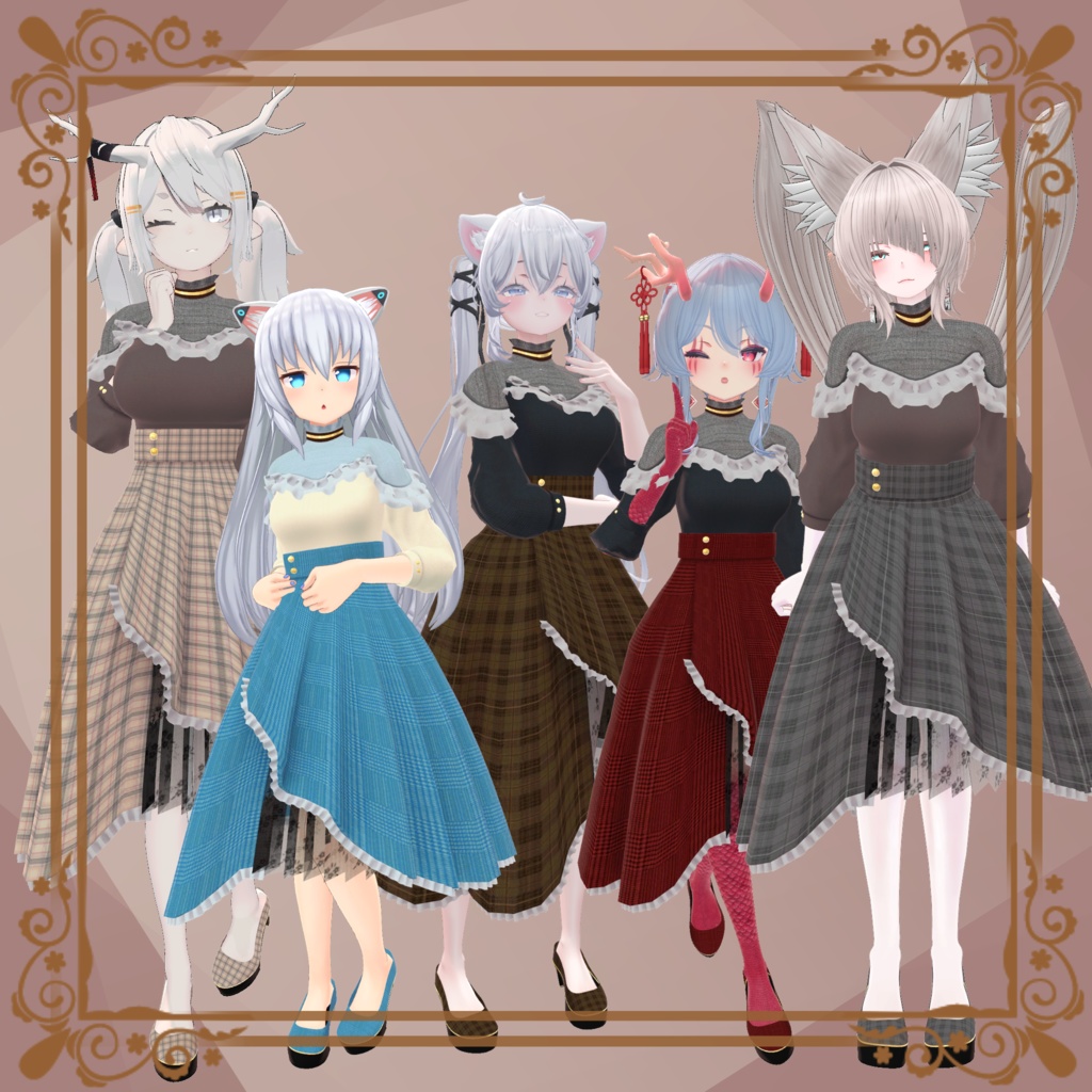 【130アバター対応】Brunch coordination【さくら屋雑貨店コラボ】