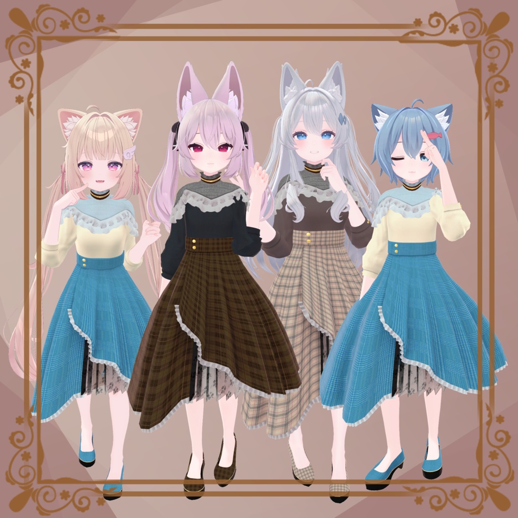 【130アバター対応】Brunch coordination【さくら屋雑貨店コラボ】