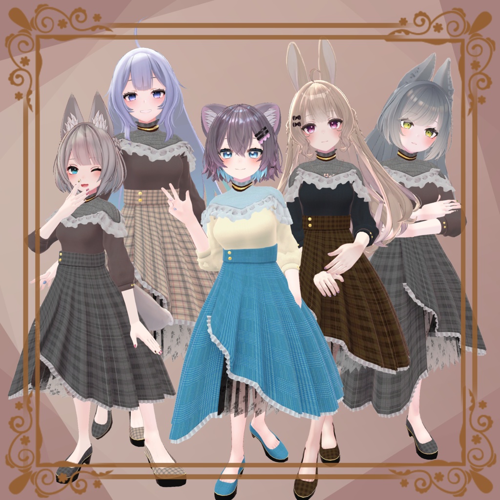 【130アバター対応】Brunch coordination【さくら屋雑貨店コラボ】