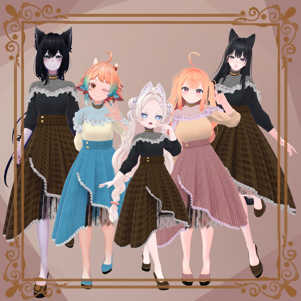 【132アバター対応】Brunch coordination【さくら屋雑貨店コラボ】