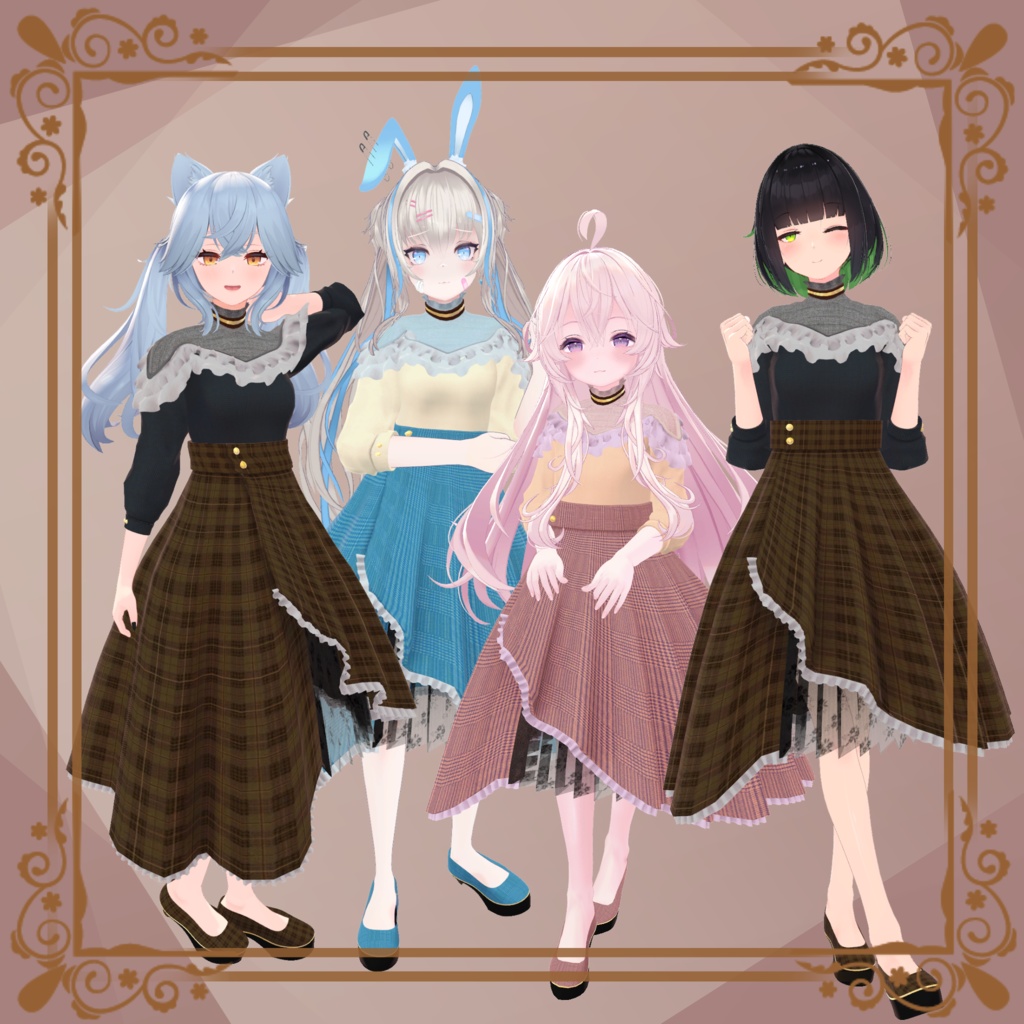 【130アバター対応】Brunch coordination【さくら屋雑貨店コラボ】