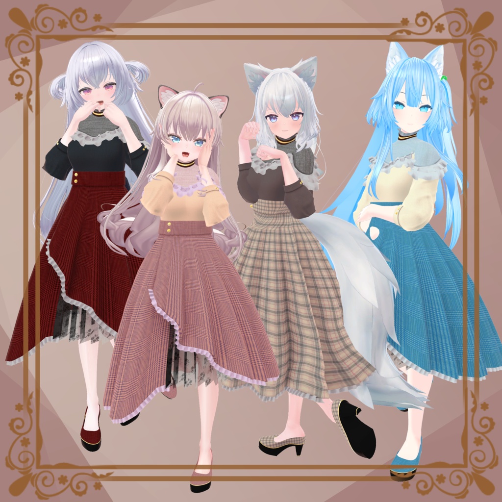 【130アバター対応】Brunch coordination【さくら屋雑貨店コラボ】