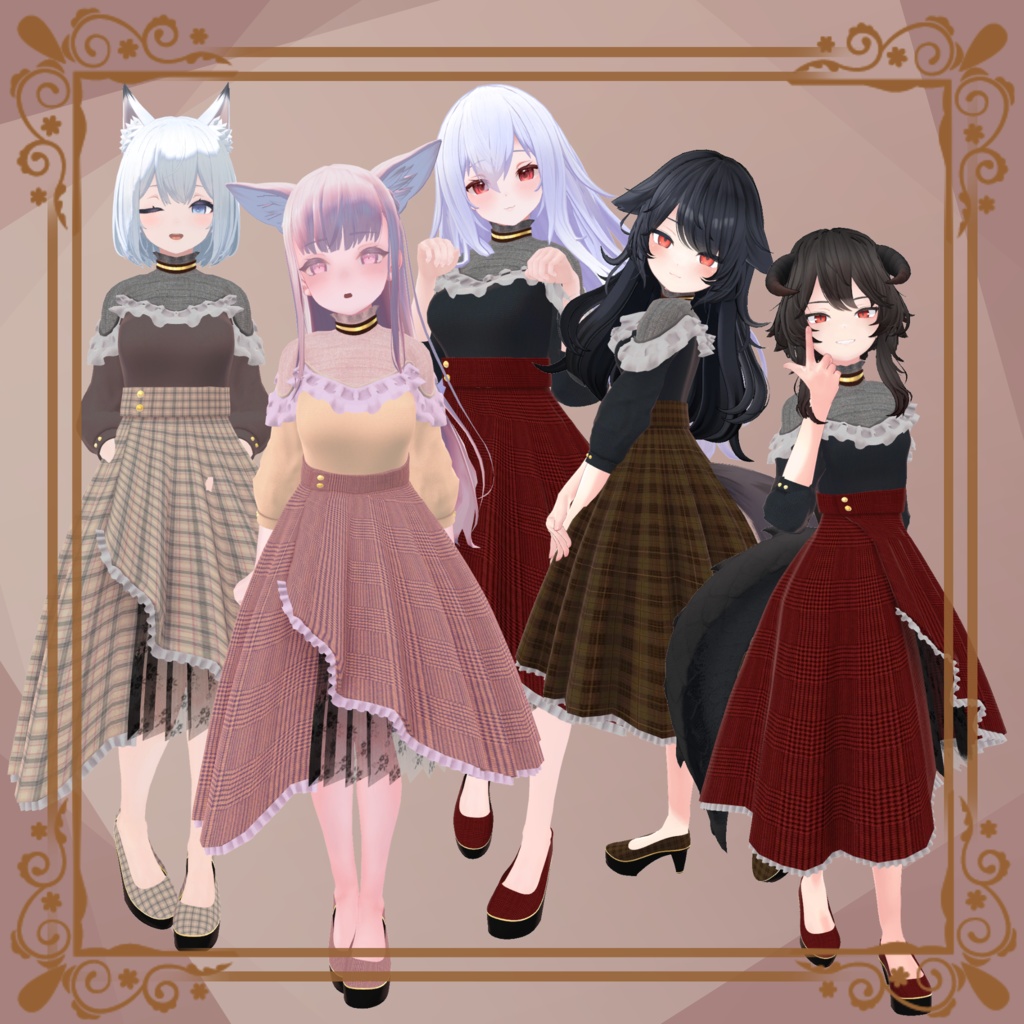 【130アバター対応】Brunch coordination【さくら屋雑貨店コラボ】