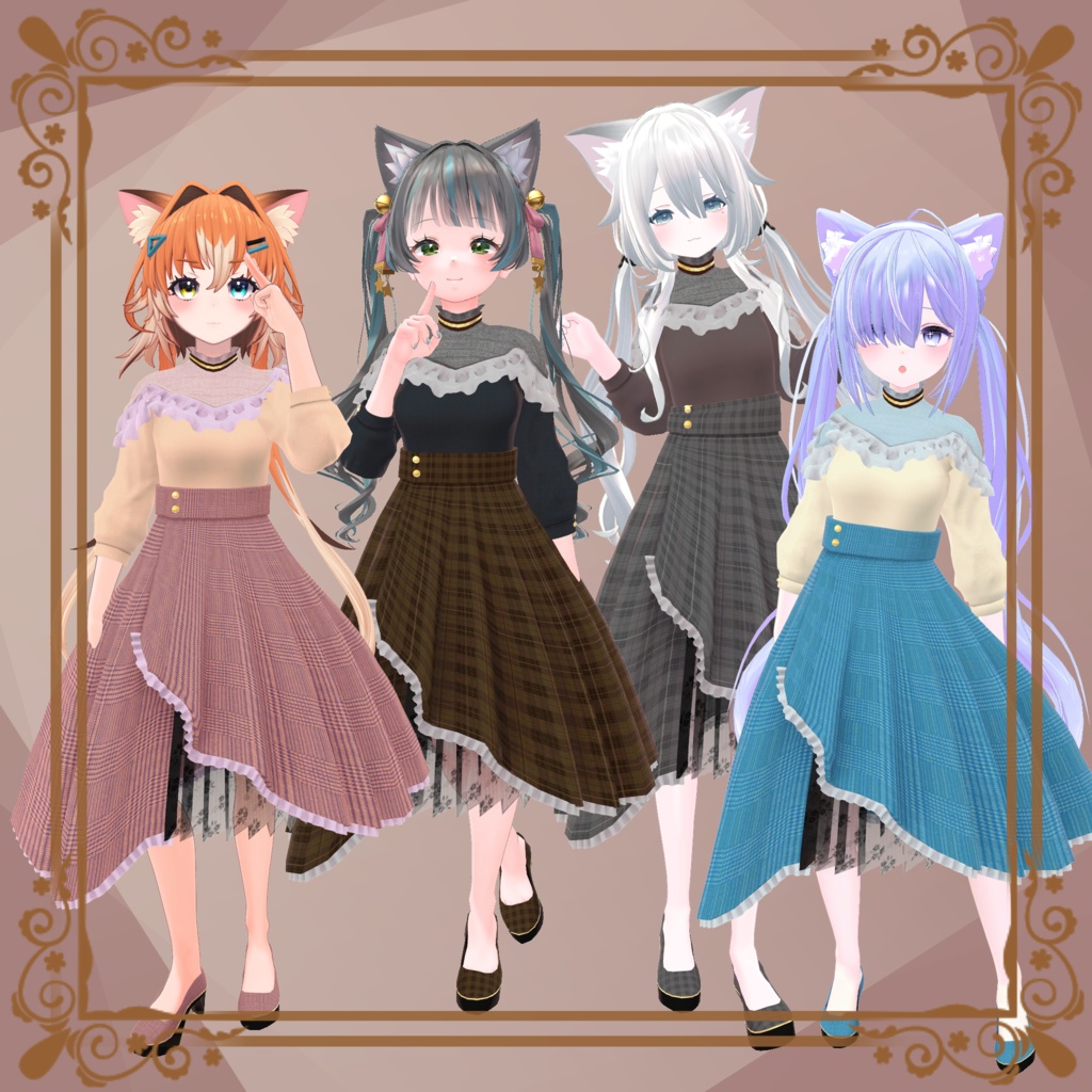 【130アバター対応】Brunch coordination【さくら屋雑貨店コラボ】