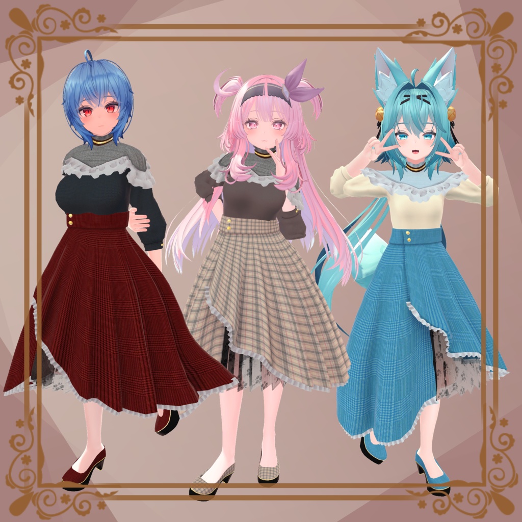 【130アバター対応】Brunch coordination【さくら屋雑貨店コラボ】