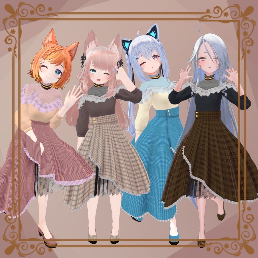 【130アバター対応】Brunch coordination【さくら屋雑貨店コラボ】