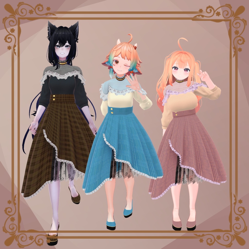 【130アバター対応】Brunch coordination【さくら屋雑貨店コラボ】