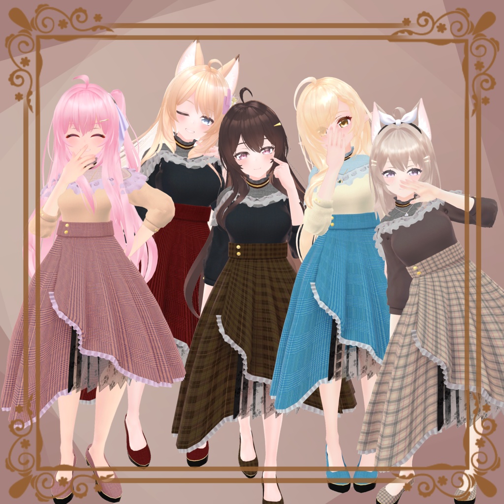 【130アバター対応】Brunch coordination【さくら屋雑貨店コラボ】