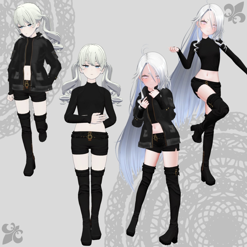 【Grus・ゾメちゃん対応衣装】Assassin Suit / Mountain Parka